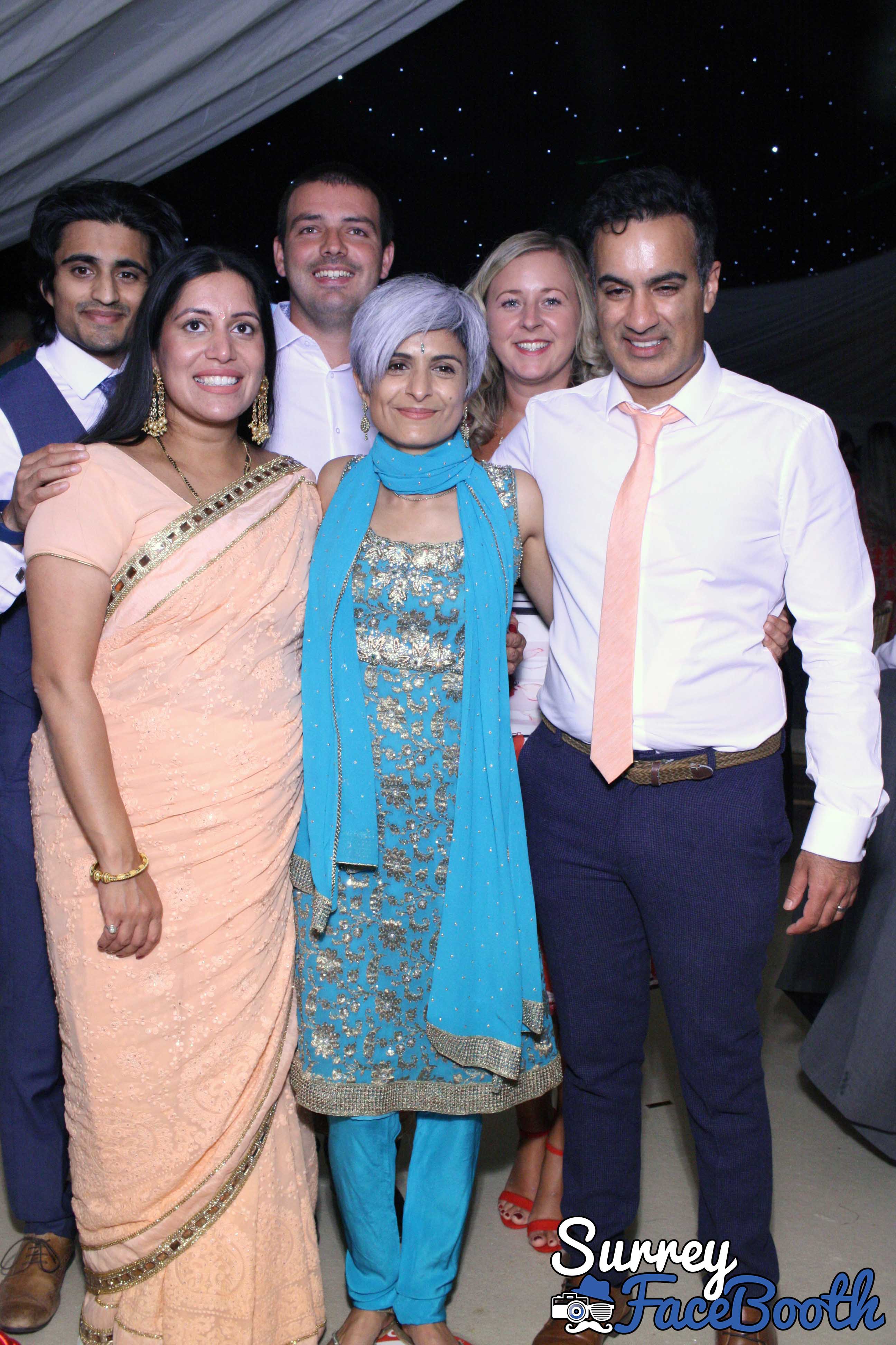 Ravinder & Dominic's Wedding | View more photos from the event at galleries.surreyfacebooth.co.uk/u/Surrey-FaceBooth/Ravinder-Dominics-Wedding